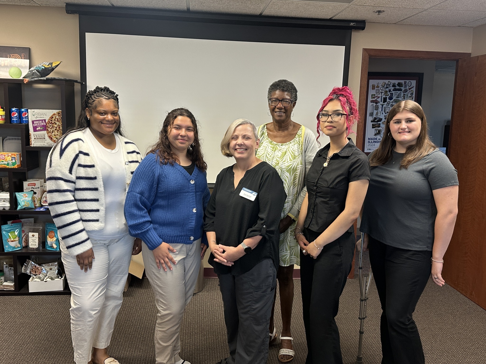 Toastmasters member with Kankakee County CEO participants