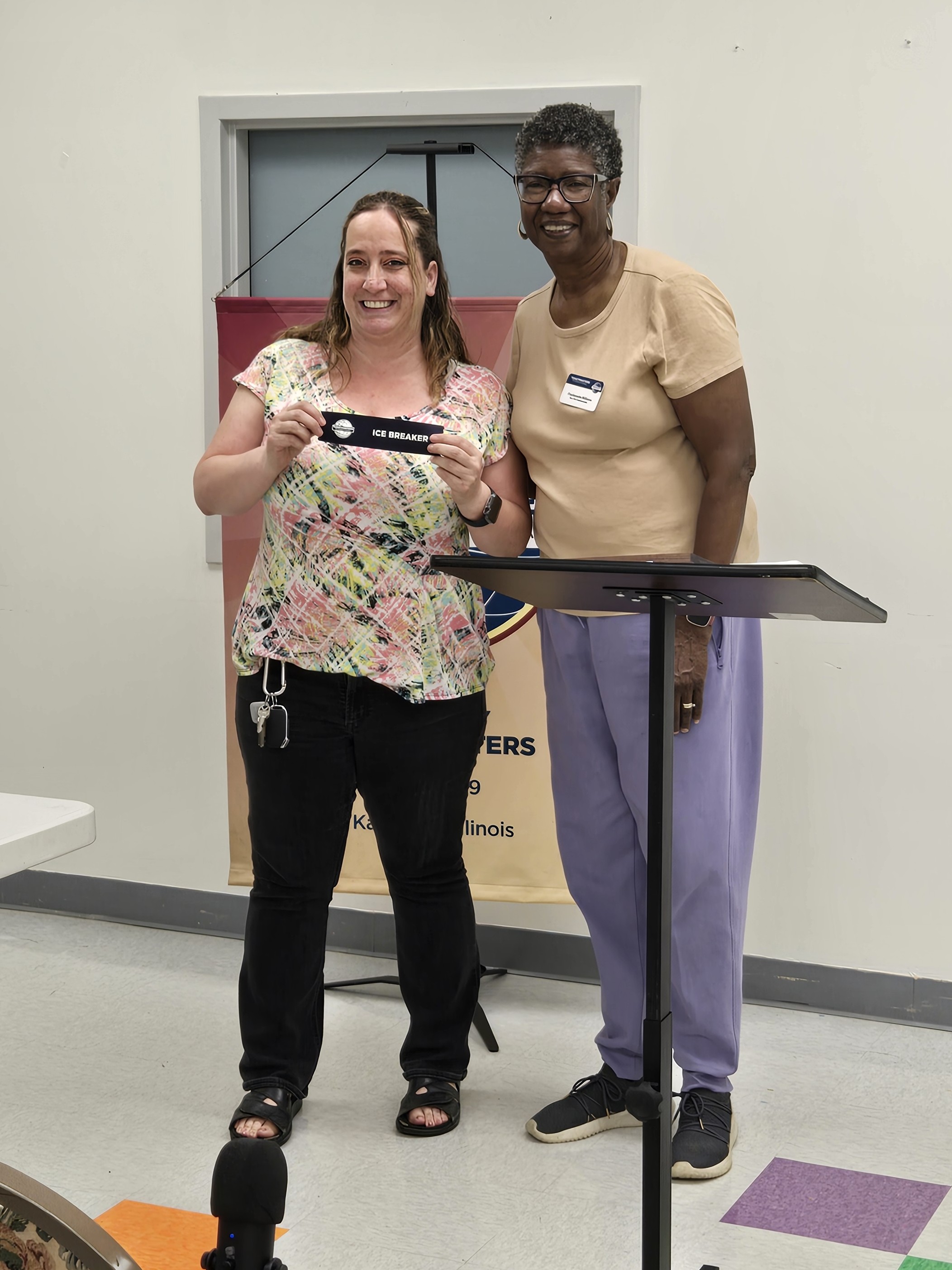 Stephanie Grove, Ice Breaker speech