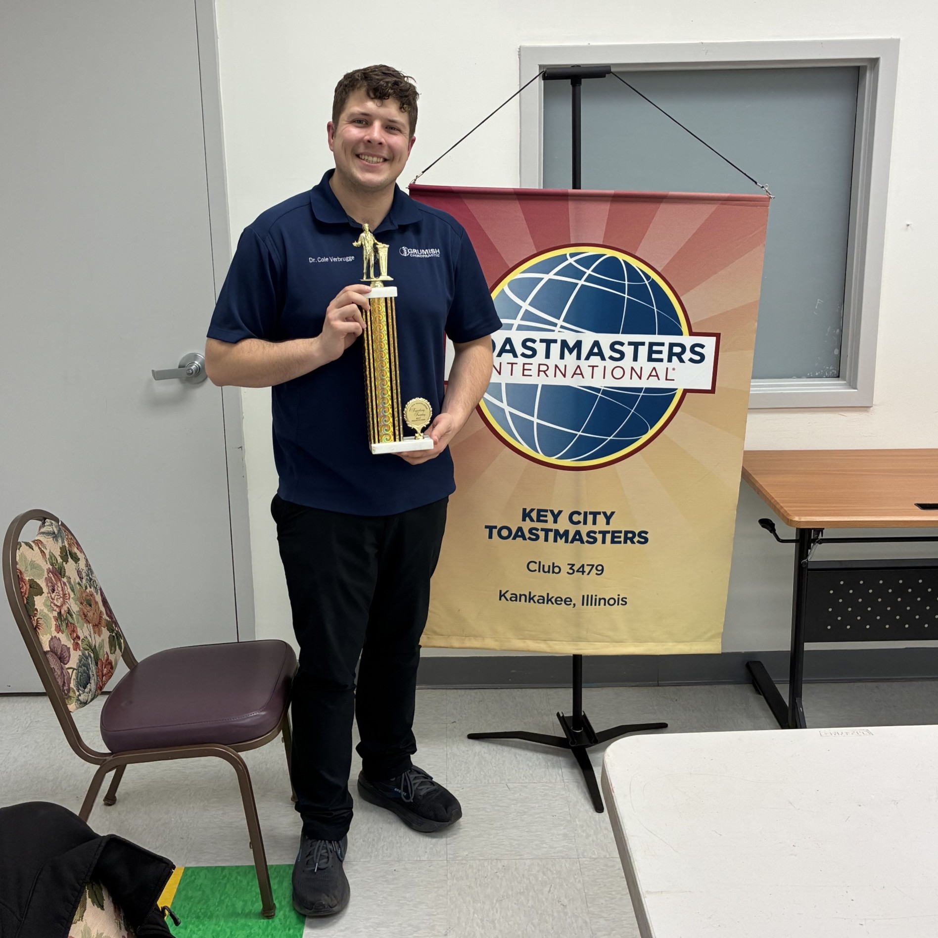 Traveling Trophy winner Cole Verbrugge