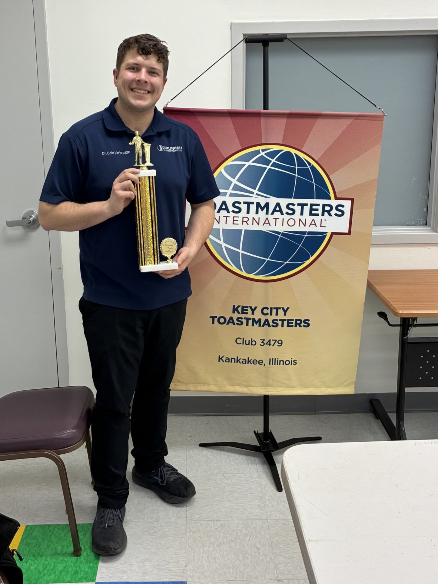 Traveling Trophy winner Cole Verbrugge